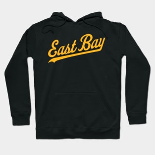 East Bay California Baseball Script T-Shirt: Show Your Love for the Game with Bold Local Flair! Hoodie